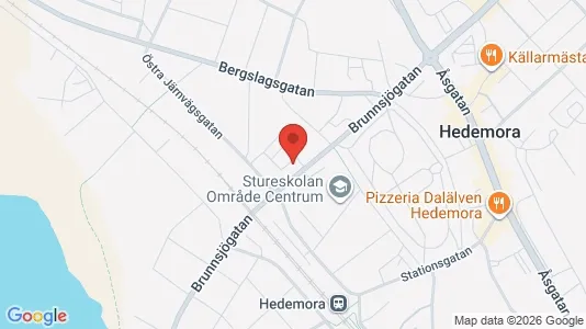 Lägenheter att hyra i Hedemora - kort over placeringen
