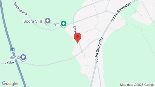 Lägenheter att hyra i Vimmerby - kort over placeringen