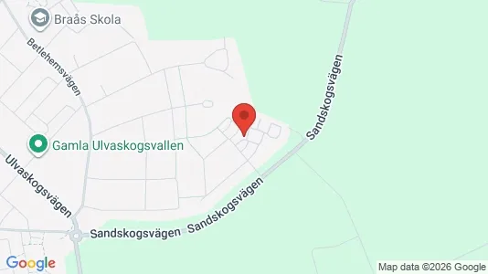 Lägenheter att hyra i Växjö - kort over placeringen