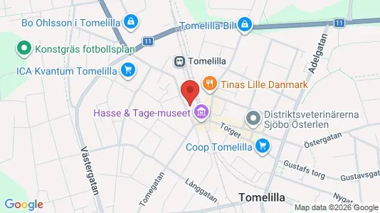 Lägenheter att hyra i Tomelilla - Bild från Google Street View