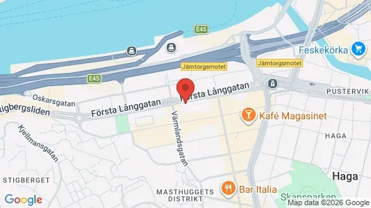 Lägenheter att hyra i Göteborg Centrum - kort over placeringen