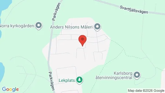 Lägenheter att hyra i Karlsborg - kort over placeringen