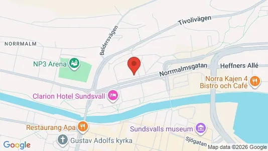 Lägenheter att hyra i Sundsvall - Bild från Google Street View