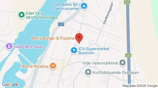 Lägenheter att hyra i Lilla Edet - kort over placeringen
