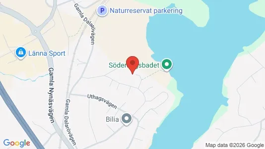Lägenheter att hyra i Haninge - kort over placeringen