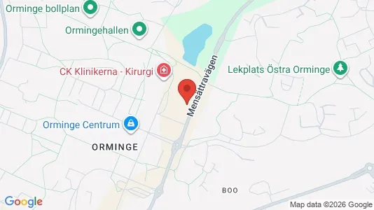 Lägenheter att hyra i Nacka - kort over placeringen