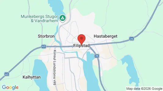 Lägenheter att hyra i Filipstad - Bild från Google Street View