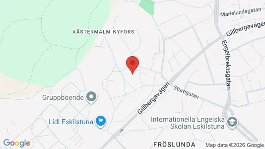 Lägenheter att hyra i Eskilstuna - kort over placeringen