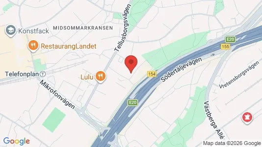 Lägenheter att hyra i Söderort - kort over placeringen