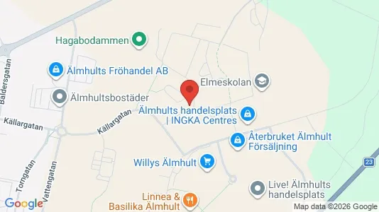 Lägenheter att hyra i Älmhult - Bild från Google Street View