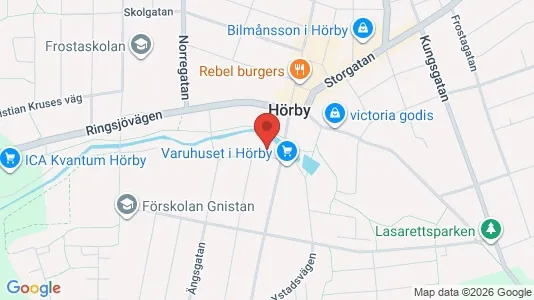 Lägenheter att hyra i Hörby - Bild från Google Street View