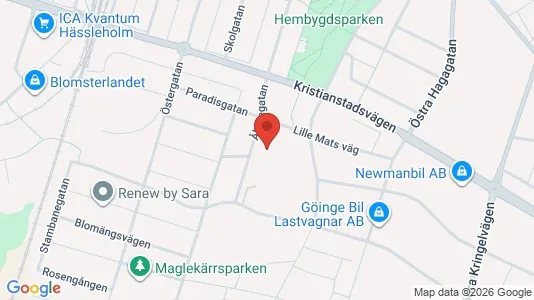 Lägenheter att hyra i Hässleholm - Bild från Google Street View