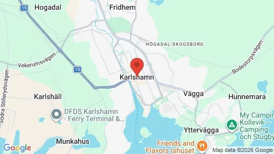 Hus att hyra i Karlshamn - Bild från Google Street View