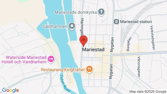 Lägenheter att hyra i Mariestad - Bild från Google Street View