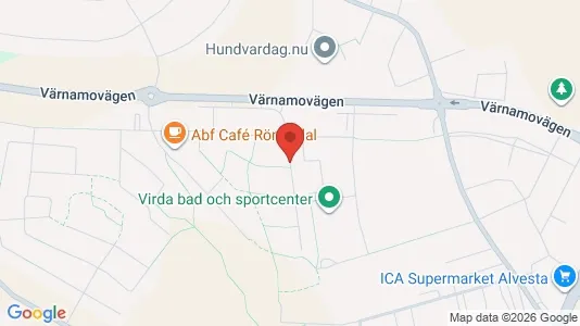Lägenheter att hyra i Alvesta - kort over placeringen