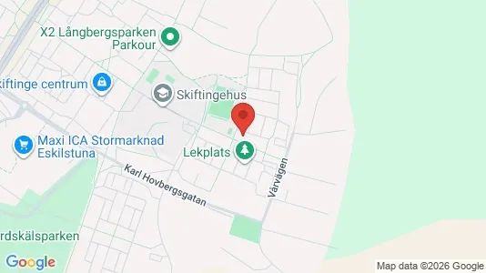 Lägenheter att hyra i Eskilstuna - kort over placeringen