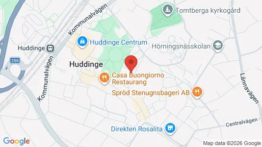 Lägenheter att hyra i Huddinge - Bild från Google Street View