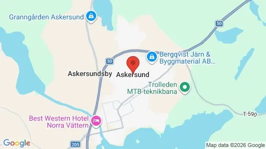 Hus att hyra i Askersund - Bild från Google Street View