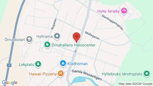 Lägenheter att hyra i Hylte - kort over placeringen