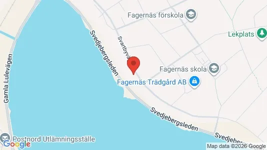 Lägenheter att hyra i Boden - kort over placeringen