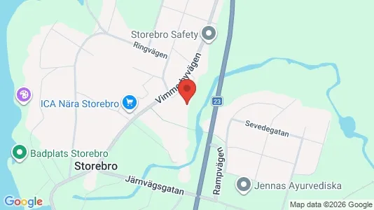 Lägenheter att hyra i Vimmerby - kort over placeringen