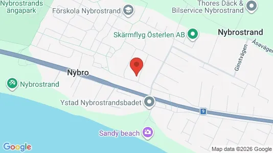 Lägenheter att hyra i Ystad - kort over placeringen