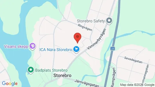 Lägenheter att hyra i Vimmerby - kort over placeringen