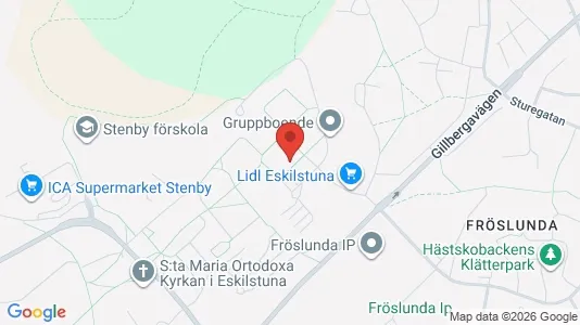 Lägenheter att hyra i Eskilstuna - kort over placeringen