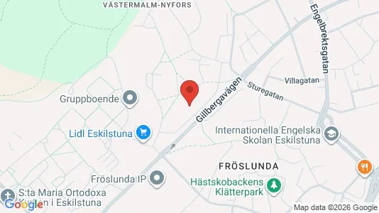 Lägenheter att hyra i Eskilstuna - kort over placeringen