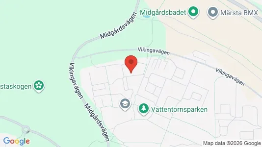 Rum att hyra i Sigtuna - kort over placeringen