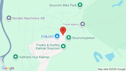 Lägenheter att hyra i Kalmar - kort over placeringen