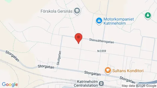 Lägenheter att hyra i Katrineholm - kort over placeringen
