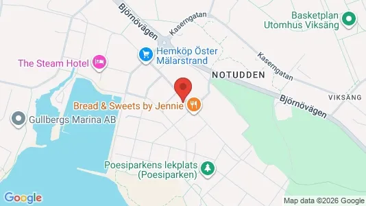 Lägenheter att hyra i Västerås - kort over placeringen