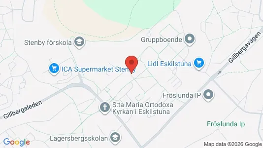 Lägenheter att hyra i Eskilstuna - kort over placeringen