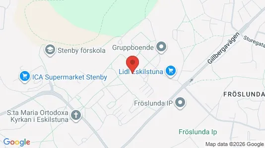 Lägenheter att hyra i Eskilstuna - kort over placeringen