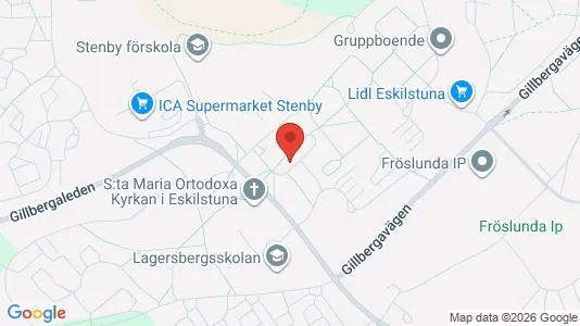 Lägenheter att hyra i Eskilstuna - kort over placeringen