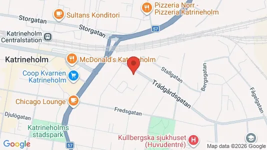 Lägenheter att hyra i Katrineholm - kort over placeringen