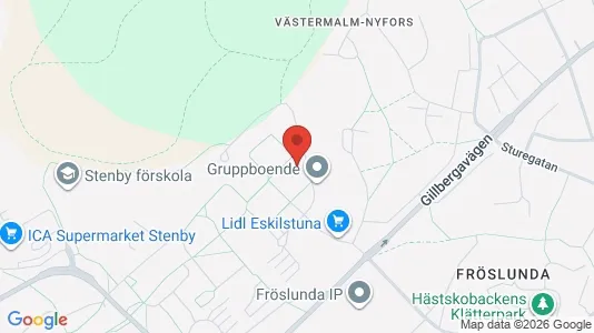 Lägenheter att hyra i Eskilstuna - kort over placeringen