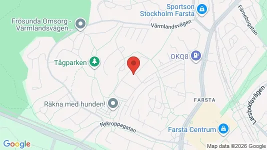 Lägenheter att hyra i Söderort - kort over placeringen