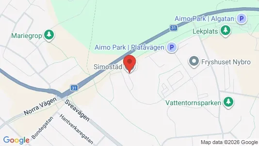 Lägenheter att hyra i Nybro - Bild från Google Street View