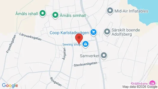 Lägenheter att hyra i Åmål - Bild från Google Street View