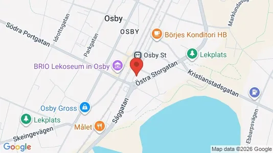 Lägenheter att hyra i Osby - Bild från Google Street View