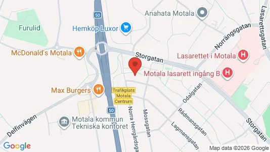 Lägenheter att hyra i Motala - Bild från Google Street View