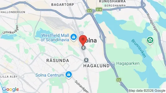 Rum att hyra i Solna - Bild från Google Street View