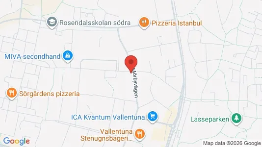 Lägenheter att hyra i Vallentuna - kort over placeringen