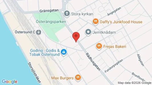 Lägenheter att hyra i Östersund - Bild från Google Street View