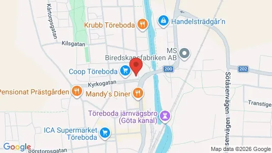 Lägenheter att hyra i Töreboda - Bild från Google Street View