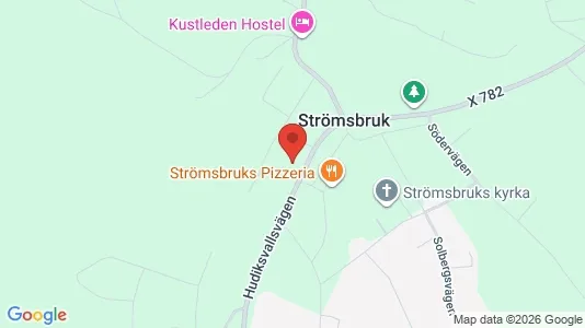 Lägenheter att hyra i Nordanstig - kort over placeringen