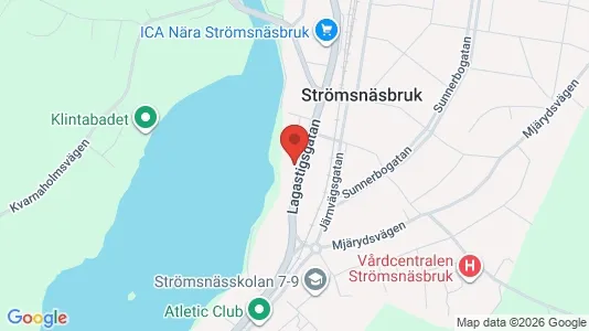 Lägenheter att hyra i Markaryd - kort over placeringen