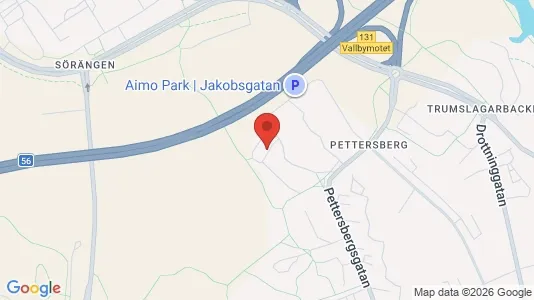 Lägenheter att hyra i Västerås - kort over placeringen